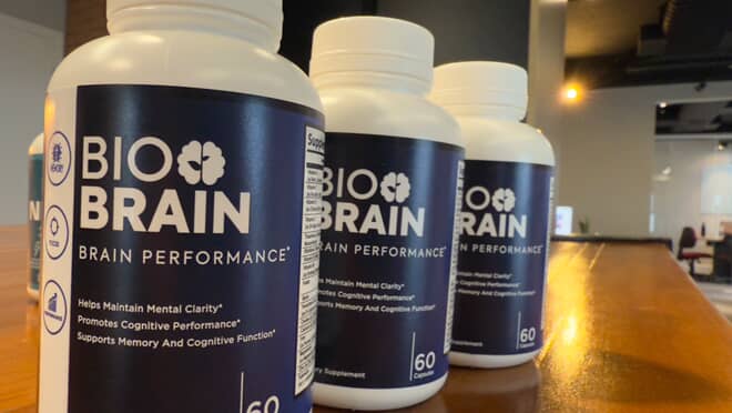 BioBrain Product Bottle.