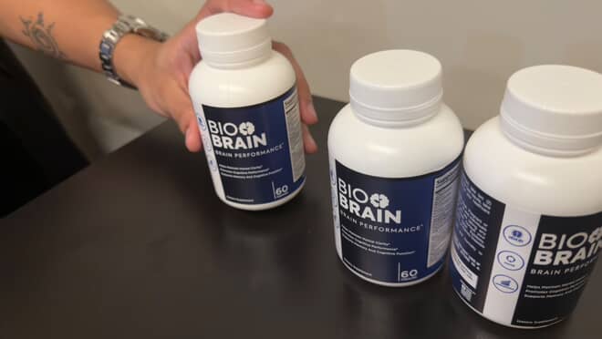 BioBrain Product Bottle.
